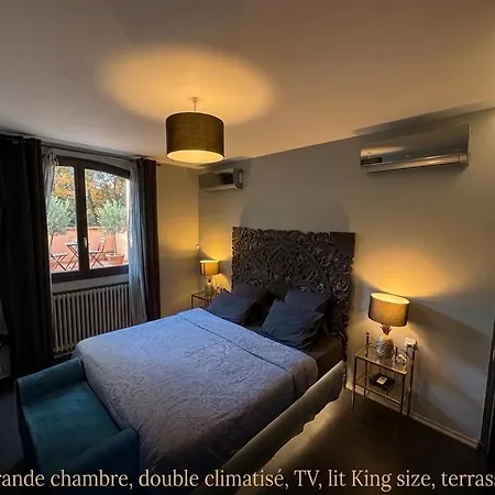 3ch 6pers Climatisee Avec Jacuzzi Jardin 3 Terrasses Centre 12 Mn Des Plages *